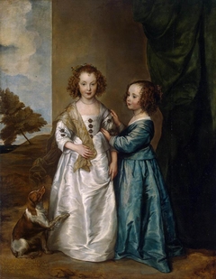 Portrait of Elizabeth and Philadelphia Wharton by Anthony van Dyck