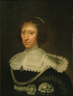 Portrait of Geertruyt van der Dussen by Michiel van Mierevelt