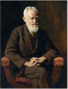 Portrait of George Bernard Shaw (1856-1950), Dramatist by John Collier