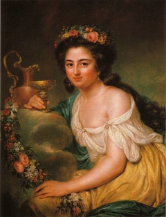 Portrait of Henriette Herz by Anna Dorothea Therbusch