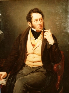 Portrait of Hippolyte Bis by Henri Auguste César Serrur