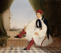 Portrait of John B. Carmac, in Greek Evzone Costume by Walter G Gould