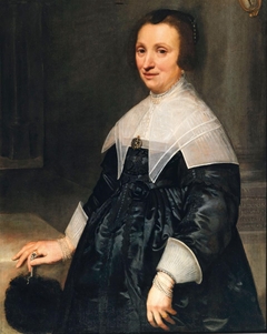 Portrait of Lucretia van der Meulen by Jan van Ravesteyn