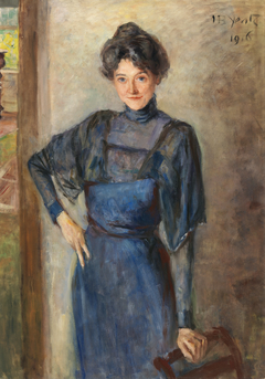 Portrait of Mrs Caughey by Jack Butler Yeats