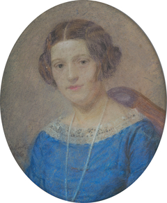 Portrait of mrs. Ležovičovej by Ivan Žabota