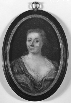 portrait of Sara Backer (1695-1732) by Anonymous