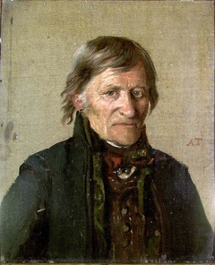 Portrait of Sheriff Hans Anfinsen from Tinn by Adolph Tidemand