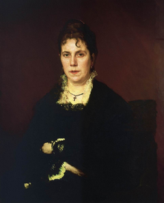 Portrait of Sofia Nikolaevna Kramskoy, the Artist's Wife by Ivan Kramskoi