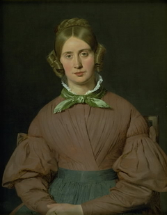 Portrait of Susanne Cecilie Købke, née Købke, the Artist´s Wife by Christen Købke