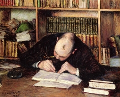 Portrait of the Bookseller E.J Fontaine by Gustave Caillebotte