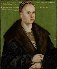 Portrait of the Humanist Christoph Scheurl by Lucas Cranach the Elder