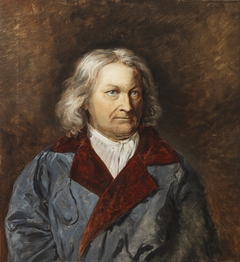 Portrait of Thorvaldsen by Johan Christian Dahl