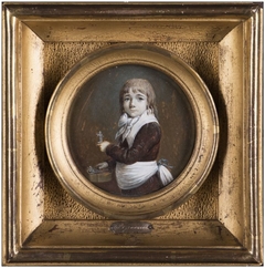 Portret van Simon van Sloterdijck Beekkerk, zes jaar oud by Petrus Groenia