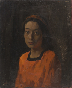 Portret van Wilma Knaap by Willem Witsen