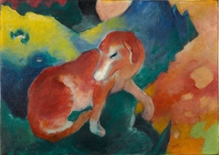 Red dog by Franz Marc