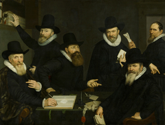 Regents of the Old Men's and Woman's Almshouse, 1618 by Cornelis van der Voort