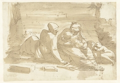 Rest on the Flight into Egypt by Luca Cambiaso