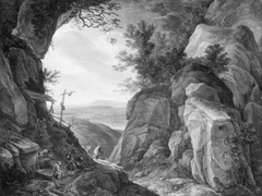 Rocky Landscape by Herman Saftleven