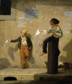 Roman Newsboys by Martin Johnson Heade