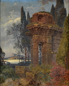 Ruin Landscape by Ferdinand Knab