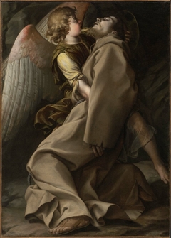 Saint Francis Supported by an Angel by Orazio Gentileschi