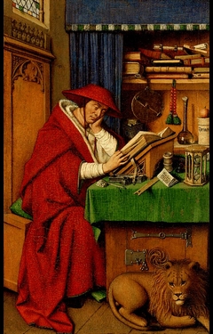 Saint Jerome in His Study by Jan van Eyck