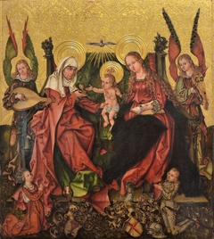 Sainte Anne, la Vierge et l'Enfant by Anonymous