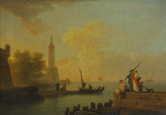 Sea view by Claude-Joseph Vernet