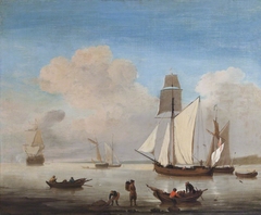 Shipping in an Estuary by Anonymous