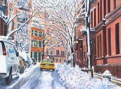 Snow West Village, New York City by Anthony Butera