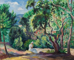 Sous-bois à la Moutte, Saint-Tropez by Henri Manguin