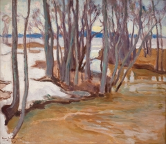 Spring Flooding in Tuusulanjärvi by Eero Järnefelt