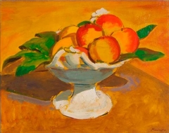 Still Life, Fruit - Bernard Meninsky - ABDAG004382 by Bernard Meninsky