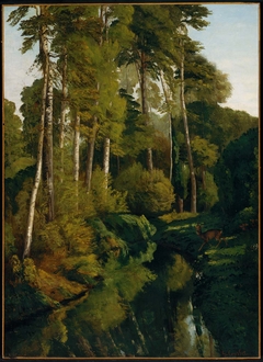 Stream in the Forest by Gustave Courbet