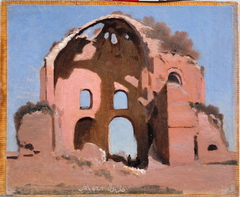 Temple de Minerva Medica près de Rome by Jean-Baptiste-Camille Corot