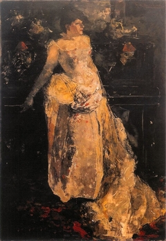 The Actress Theo Mann-Bouwmeester in 'Francillon' by George Hendrik Breitner