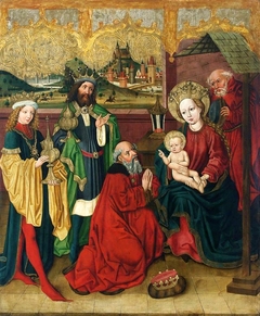 The Adoration of the Magi by Mikołaj Obilman