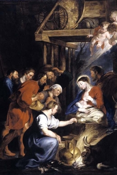 The Adoration of the Shepherds by Peter Paul Rubens