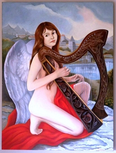 The Angel with the Harp by Kallia Kouva