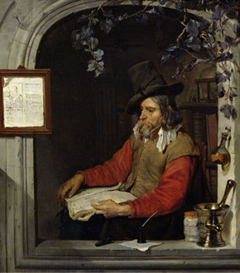 The Apothecary by Gabriël Metsu