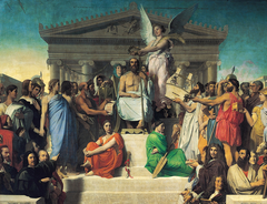 The Apotheosis of Homer by Jean-Auguste-Dominique Ingres