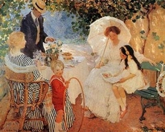 The Arbour by E. Phillips Fox