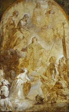 The Ascension of Saint Catherine by Gaspar de Crayer