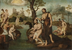 The Baptism of Christ by Maerten van Heemskerck