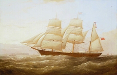 The barque J P Smith by Samuel Walters