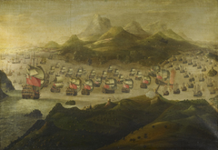 The Battle of Vigo Bay by Anonymous