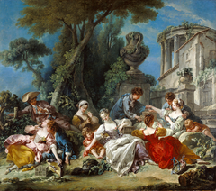 The Bird Catchers by François Boucher