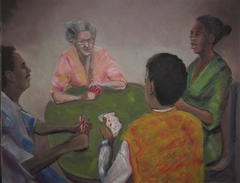 The Card Players (racial harmony) by cyril harris