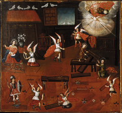 The Carpenters Shop in Nazareth by anonymous painter