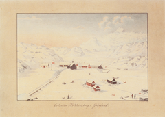 The colony Holsteinsborg in Greenland. by Jacob Arøe